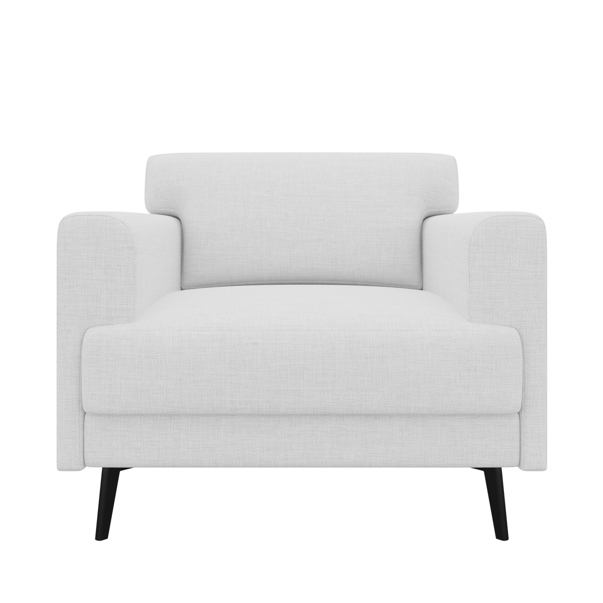 Stylish Curved Design Single Sofa Chair: High-Density Foam & Premium Fabric FU01060-wz