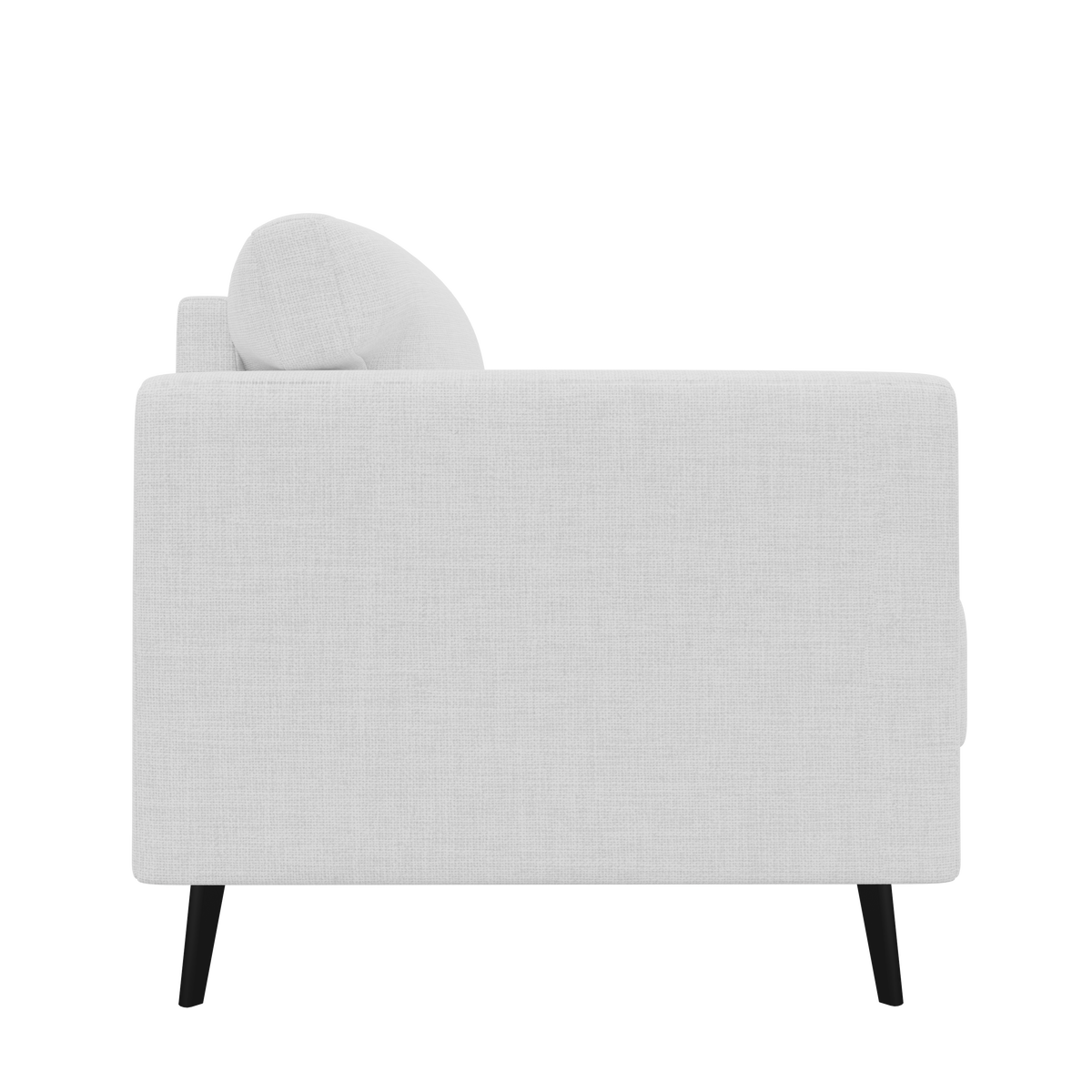 Stylish Curved Design Single Sofa Chair: High-Density Foam & Premium Fabric FU01060-wz