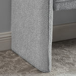 Bedroom storage stool, linen fabric storage stool, large storage space,44.48 inches, can be used for bed end, living room, entrance-GREY W487P186351-djyc