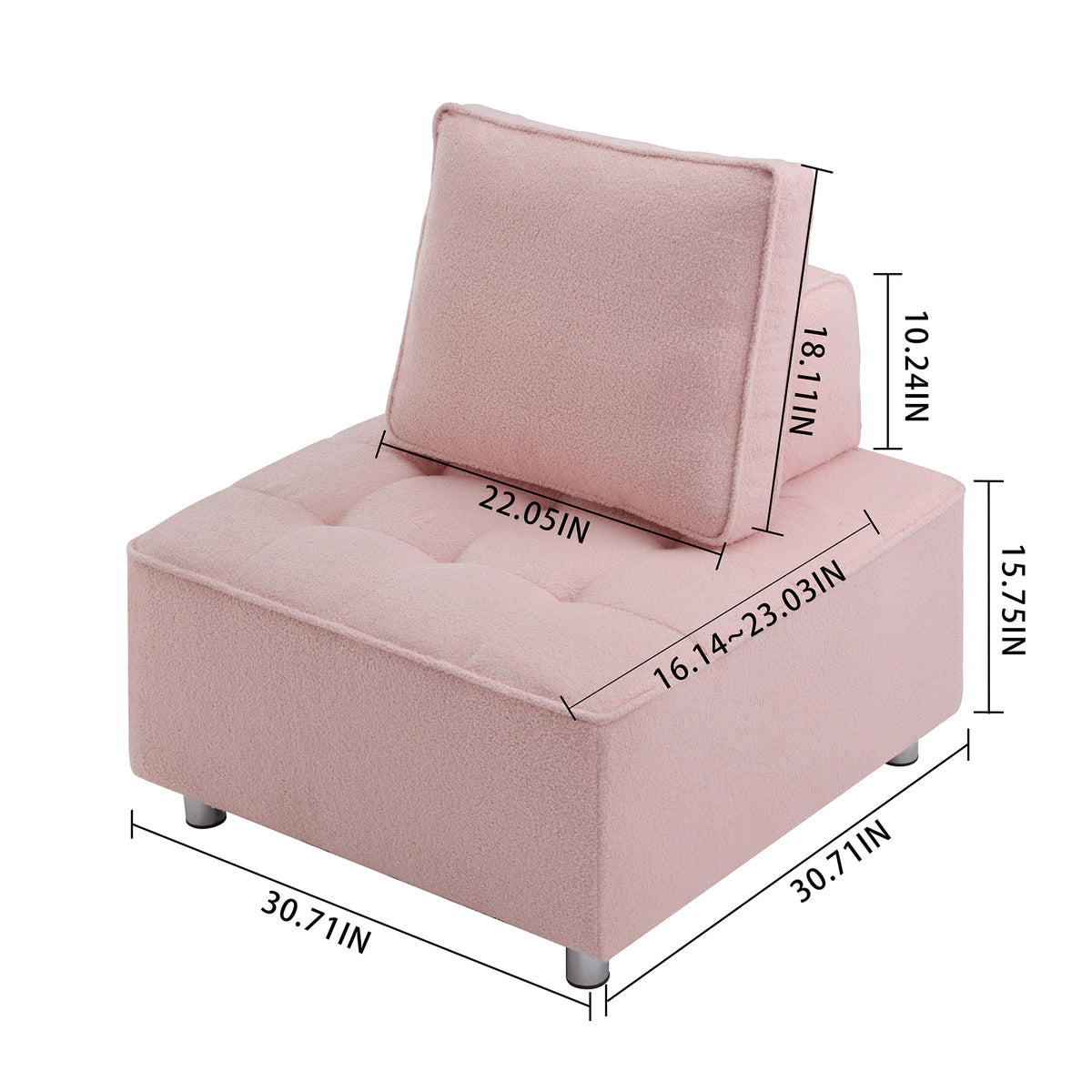 Living Room Ottoman Lazy Chair W2251P145956-djyc