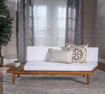 HILLCREST White Wood Frame 2-Seater Sofa – Soft, Comfortable, and Easy to Disassemble & Clean 61288.00LSBWHI-djyc