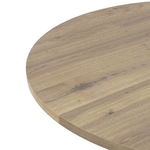 31.5 Inch Round Dining Table, Small Circle Kitchen Table with Metal Black Legs for 2-4 people,Modern Dining Room Table, Brown (only table) W808P176713-djyc