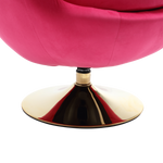 360 Degree Swivel Cuddle Barrel AccentChairs, Round Armchairs with Wide Upholstered, FluffyFabric Chair for Living Room, Bedroom, Office, Waiting Rooms W1539P147084-djyc