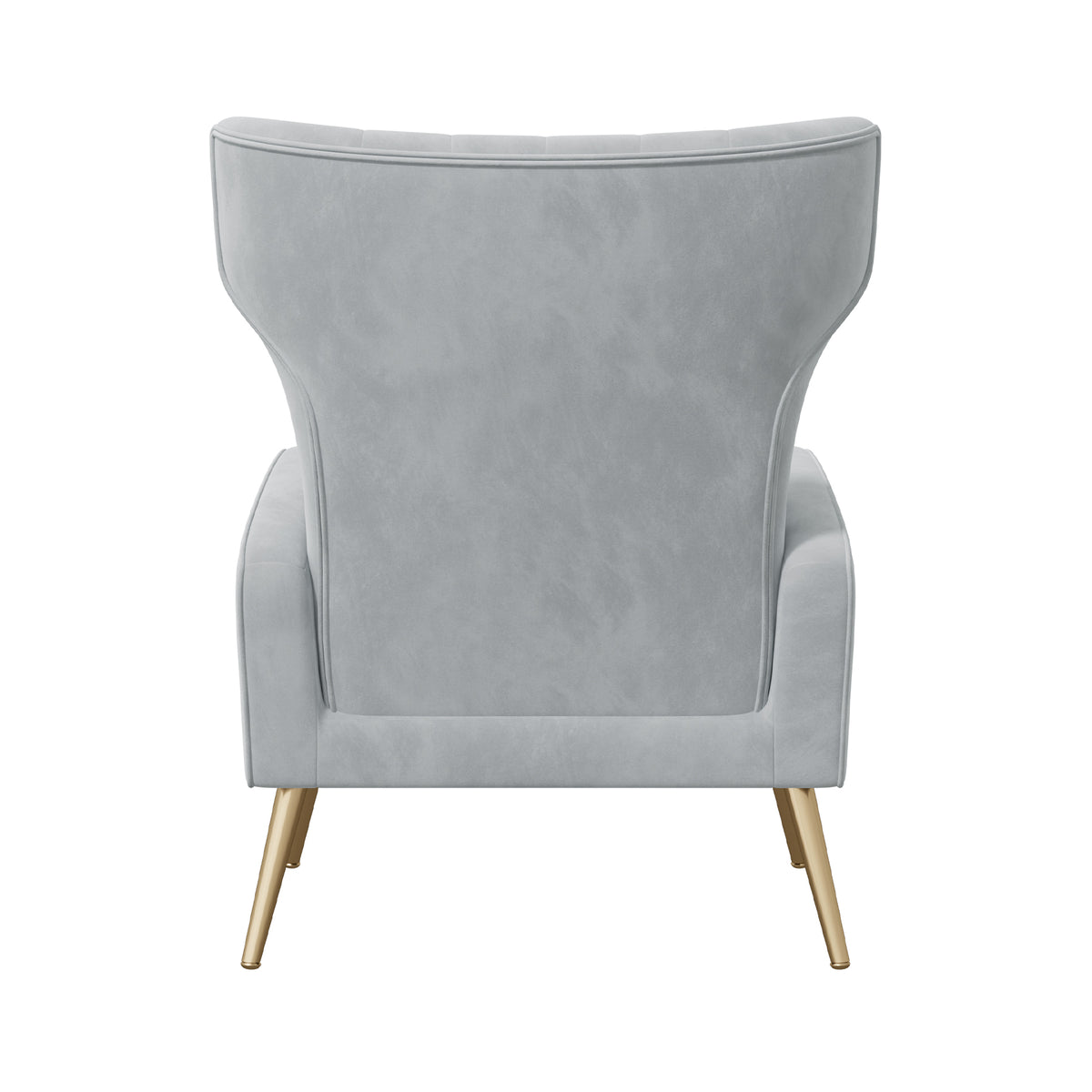 Fashionable High-Back Velvet Upholstered Armchair: High-Density Foam & Adjustable Feet FU01055-wz