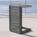 Versatile C-Shaped Outdoor Table: Sleek Design for Extra Space & Hidden Storage 59990.00GRY-djyc