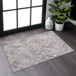 PAYAS Collection 2X3 Beige / Geometric Doormat Rug-B189P183446
