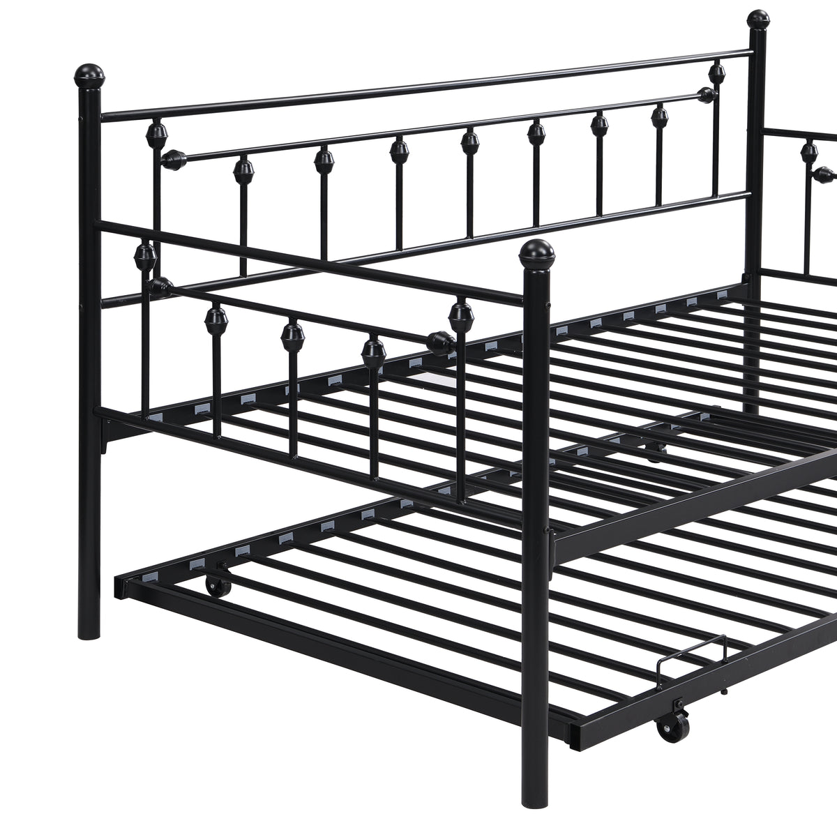 Daybed with trundleBLACK W311128174-djyc