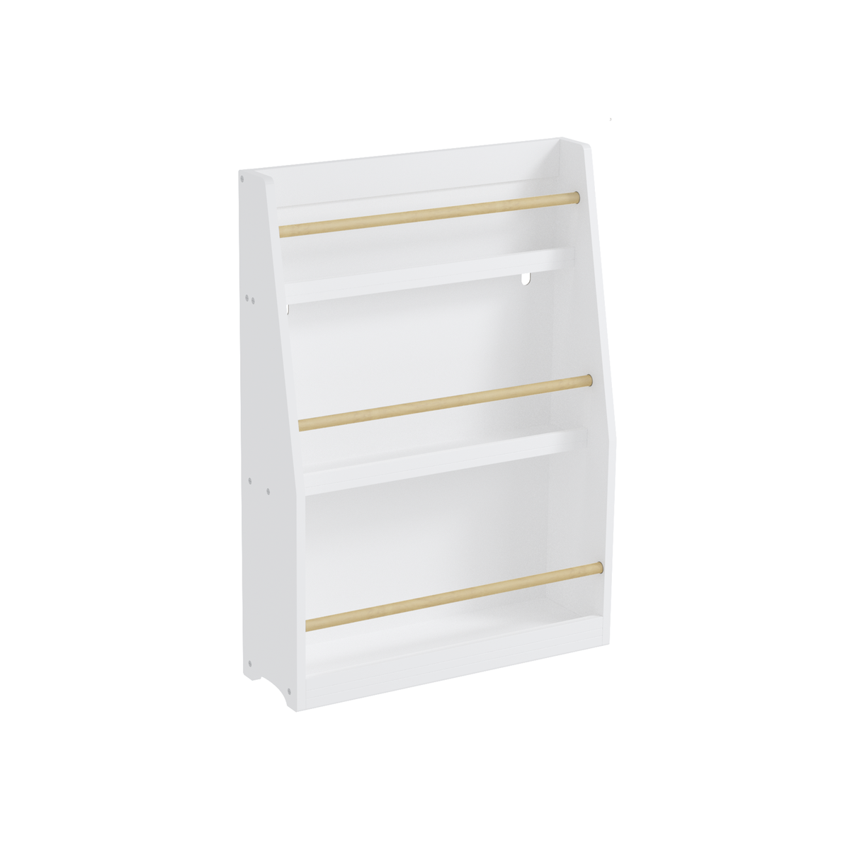 3 Tier Kids Book Shelf,Kids Book Rack, Helps Keep Bedrooms, Playrooms, and Classrooms Organized,White W808P171972-djyc