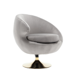 360 Degree Swivel Cuddle Barrel AccentChairs, Round Armchairs with Wide Upholstered, FluffyFabric Chair for Living Room, Bedroom, Office, Waiting Rooms W1539P147081-djyc