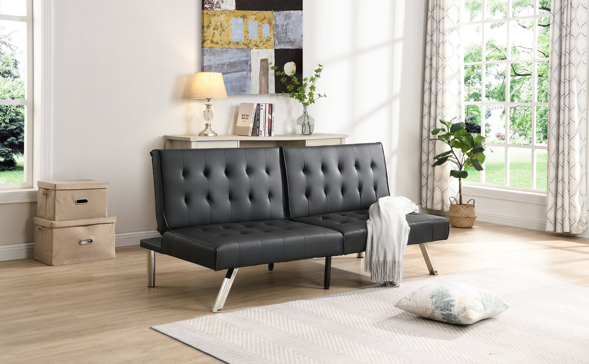 sofa bed black pvc W21481811-djyc