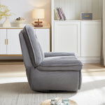 [VIDEO]360 Degree Corduroy Swivel Upholstered Manual Recliner Chair,Theater Recliner Sofa,Nursery Glider Rocker for Living Room W834S00279-djyc