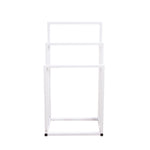 Metal Freestanding Towel Rack 3 Tiers Hand Towel Holder Organizer for Bathroom Accessories, White W840100843-djyc