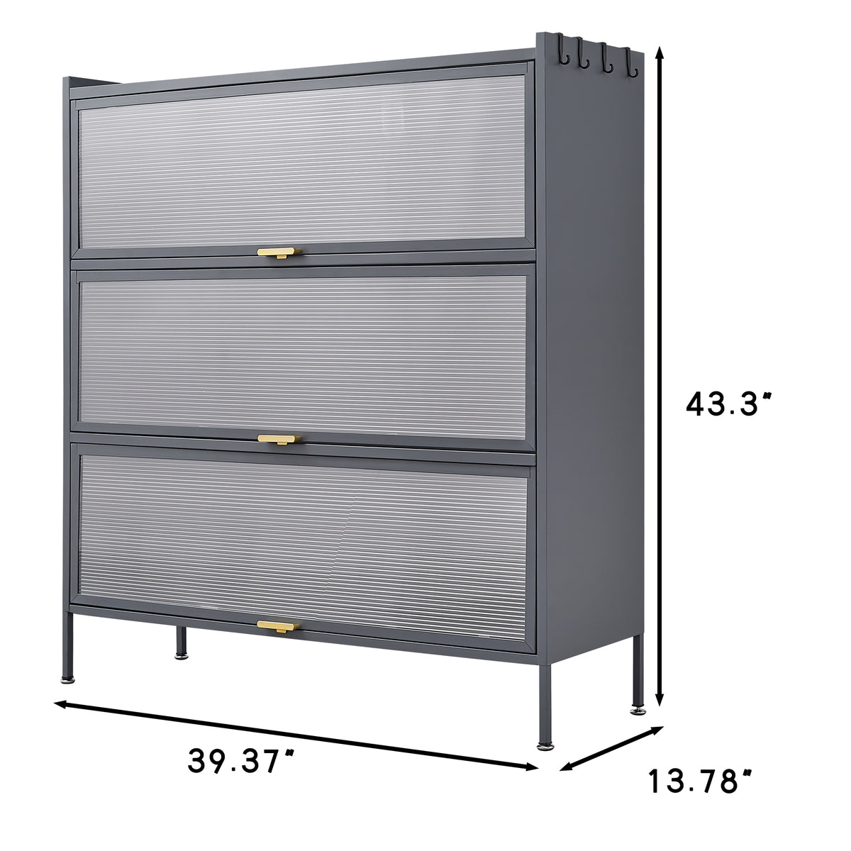 3 Tier Pantry Storage Cabinet Baker Racks for Kitchen with Storage Kitchen Pantry Storage Cabinet Microwave Rack Storage Rack W1247P179955-djyc