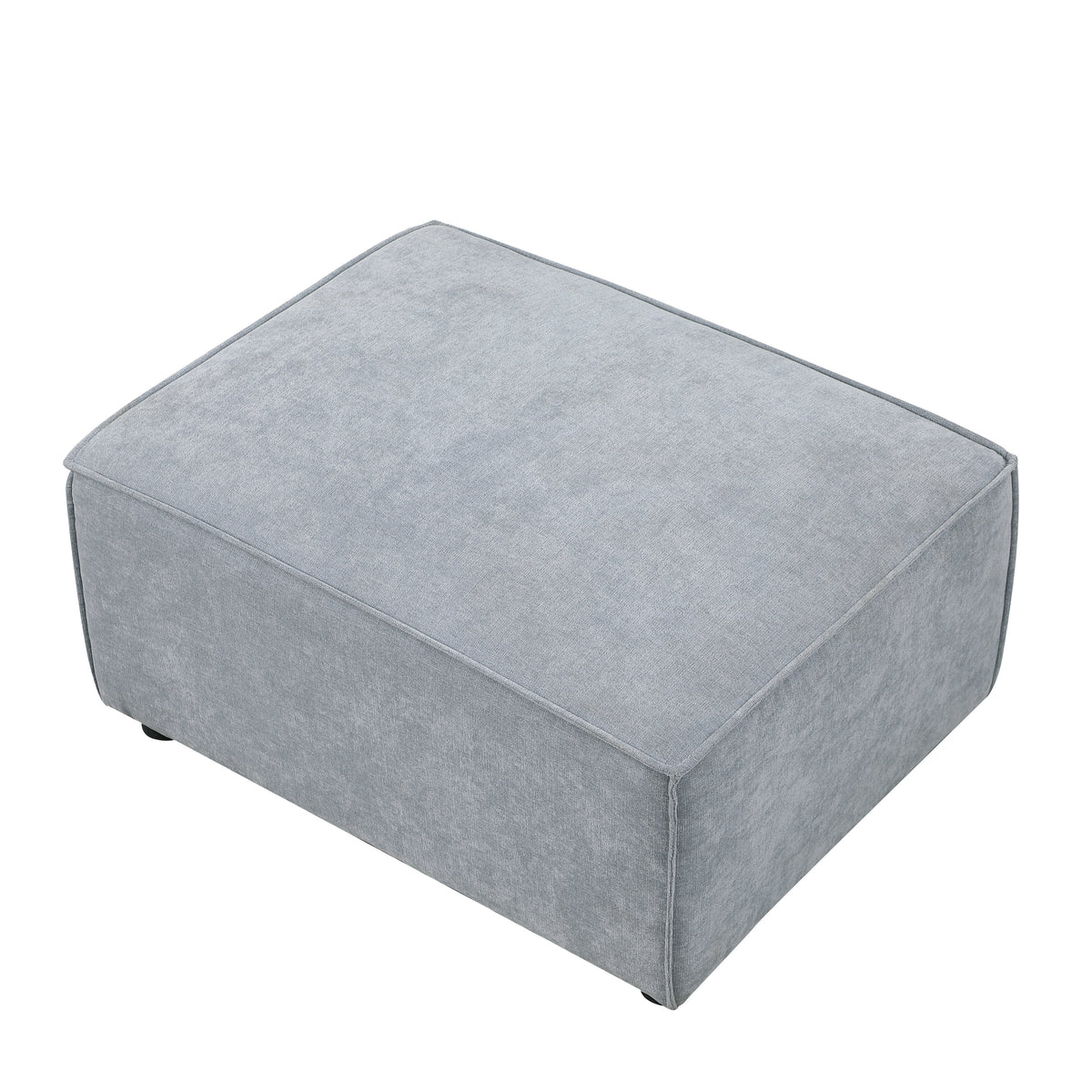 modular sofa Grayish bluechenille fabric,simple and grand, the seat and back is very soft. this is also a KNOCK DOWN sofa W1099P183970-djyc