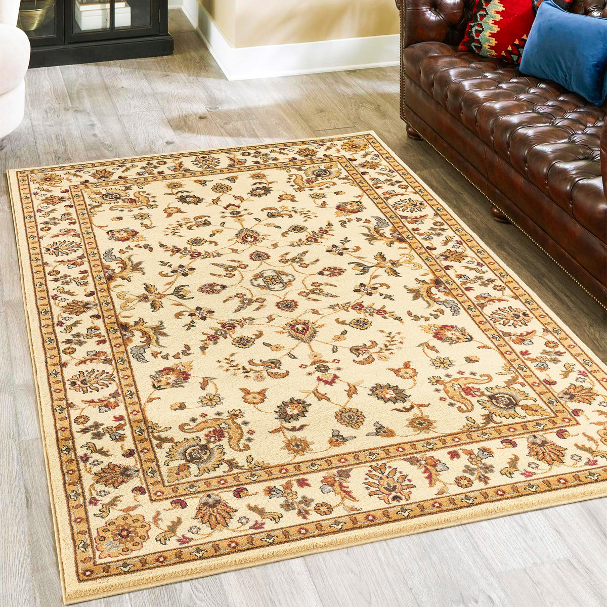 Classic GC_VIN5005 Cream 7 ft. 10 in. x 10 ft. 3 in. Area Rug-B186P452251