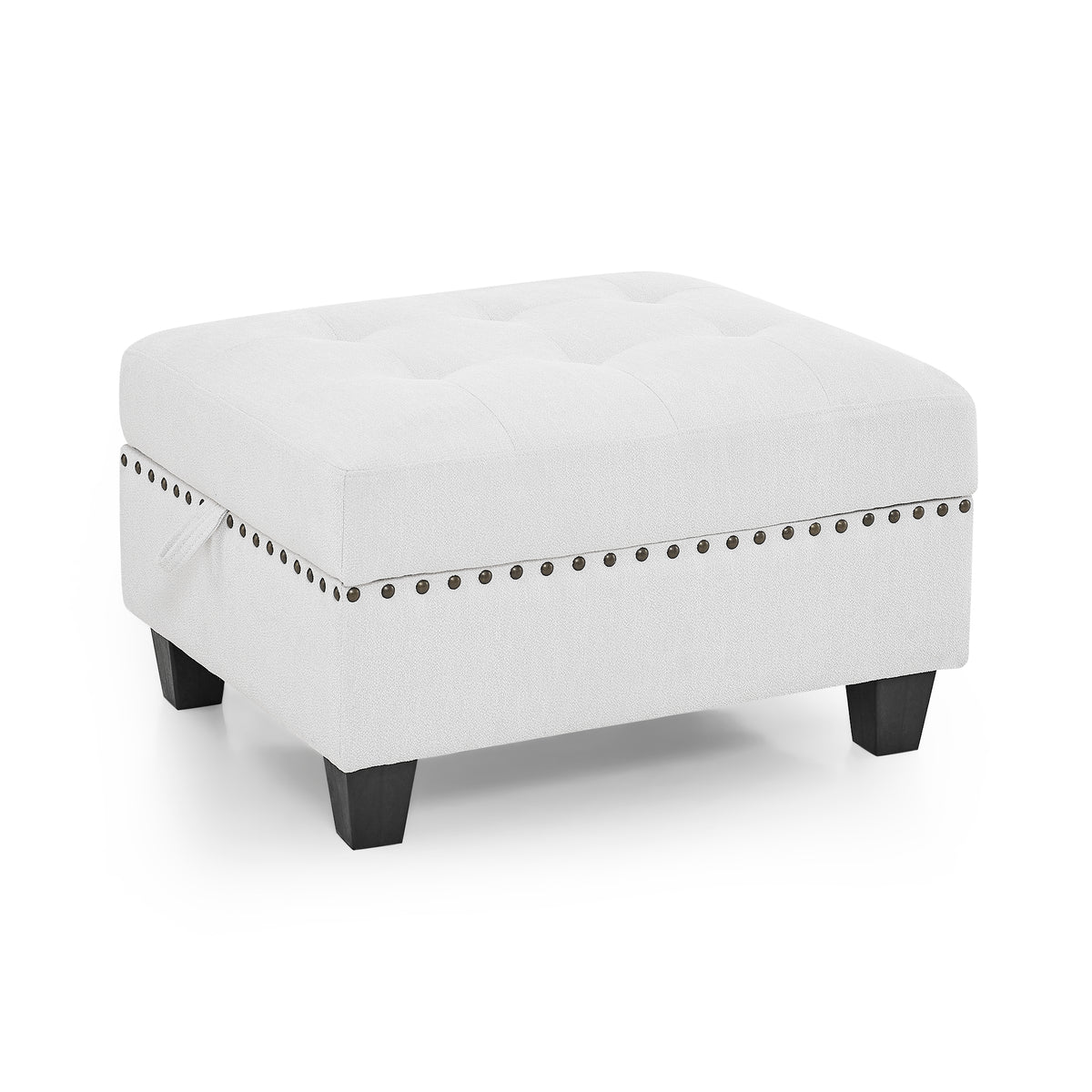 Ottoman for Modular Sectional,Ivory(25.5"x31.5"x19") W487125891-djyc