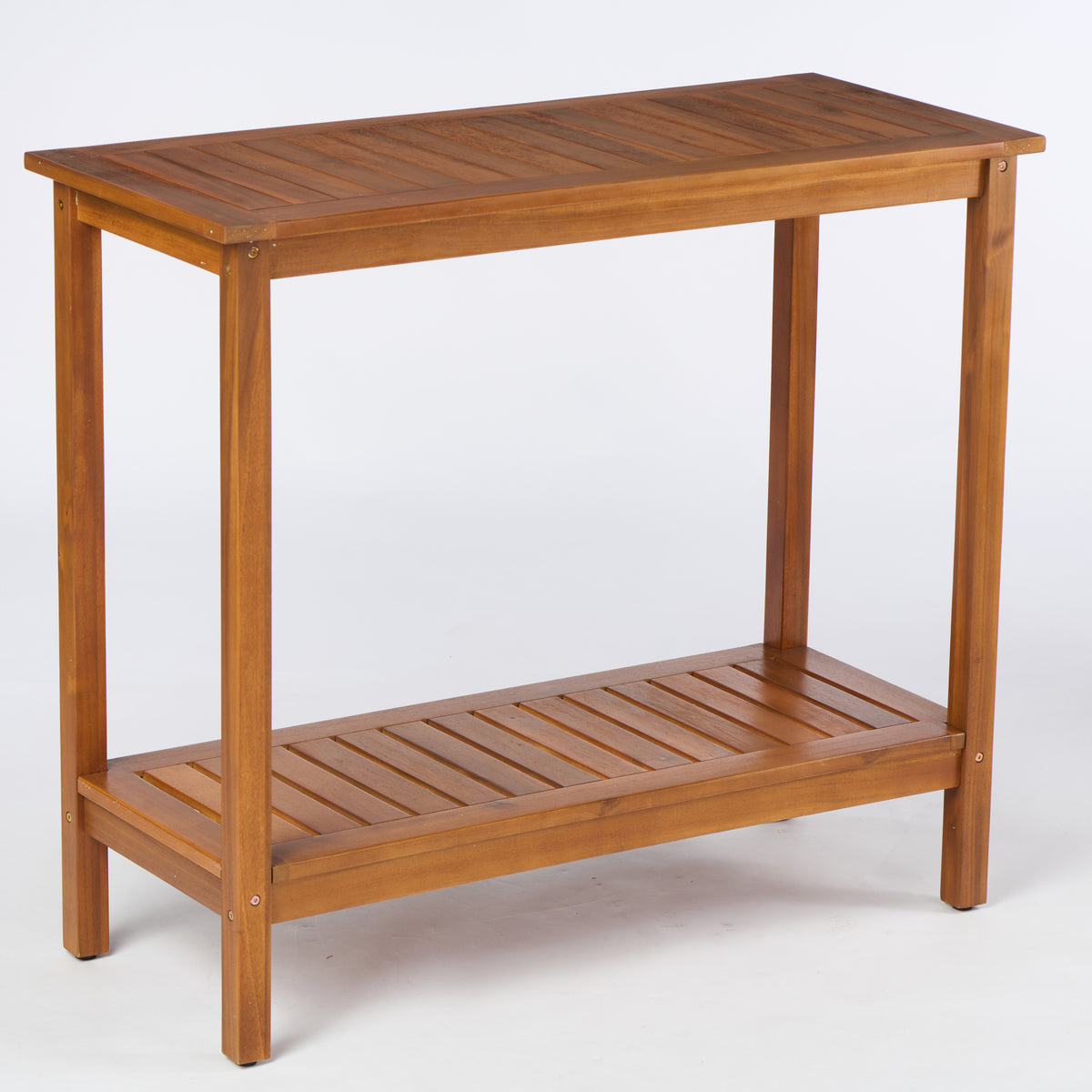 Wooden Workstation for Garden Balcony Garage,Acacia Console Potting Table Light Brown W2640P200042-djyc