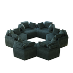 54''L Chenille Sponge single sofa,No Assembly Required,Fluffy Modern Sleeper Chair for Living room, Bedroom, Lounge and Projection Room W834P221041-djyc