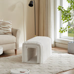 Ottoman Storage Bench Pet SuppliesCorduroy Bench Cat's nest to hideFor the Living Room, Entryway and Bedroom W1825P235543-djyc