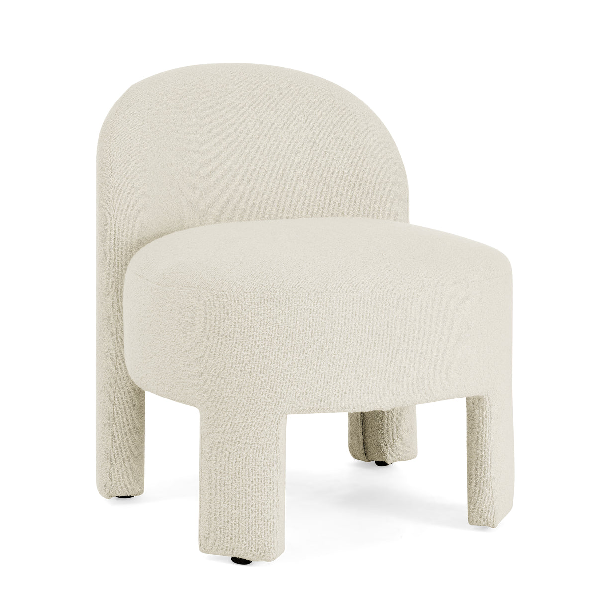 Hoop gauze lounge chair with sof cushion and backrest, need to be assembled, suitable for living room'bedroomldining room---BEIGE(24.5"28.75"28.75") W487P197821-djyc