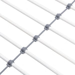 Twin Over FULL Metal Bunk Bed with Trundle 2 - Side Ladder and Full-Length Guardrail, No Box Spring Needed, Large Under Bed Storage, Easy Assemble W311133416-djyc