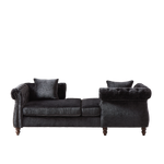 81-inch Chenille Face-to-face Chaise Lounge with Two Pillows,Nailhead trim,Button Tufted Design and Rolled Arms for Lounge, Living room and Office W834S00319-djyc