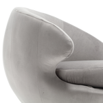 360 Degree Swivel Cuddle Barrel AccentChairs, Round Armchairs with Wide Upholstered, FluffyFabric Chair for Living Room, Bedroom, Office, Waiting Rooms W1539P147081-djyc