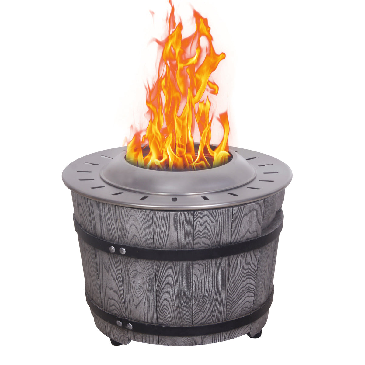 Smokeless Firepit With Wood Pellet/Twig/Wood As The Fuel, Wood Look W2029120108-djyc