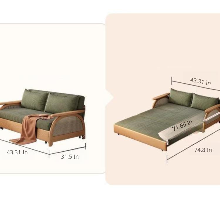 Multifunctional Sleeper Chair Bed, Space-Saving Foldable Sofa with Storage for Small Apartments G4-7124 ysp-1223-3