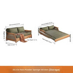 Multifunctional Sleeper Chair Bed, Space-Saving Foldable Sofa with Storage for Small Apartments G4-7124 ysp-1223-3
