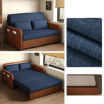 Multifunctional Pull-Out Sleeper Sofa, Foldable Space-Saving Couch for Small Spaces Sofabed G4-7166 gw-1229-11