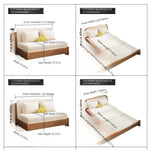 Multifunctional Sleeper Sofa, Space-Saving Foldable Couch with Solid Wood Frame for Living Room G4-7278 ys-1223-1