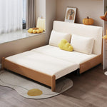 Multifunctional Sleeper Sofa, Space-Saving Foldable Couch with Solid Wood Frame for Living Room G4-7278 ys-1223-1
