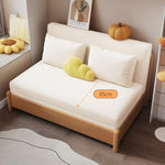 Multifunctional Sleeper Sofa, Space-Saving Foldable Couch with Solid Wood Frame for Living Room G4-7278 ys-1223-1