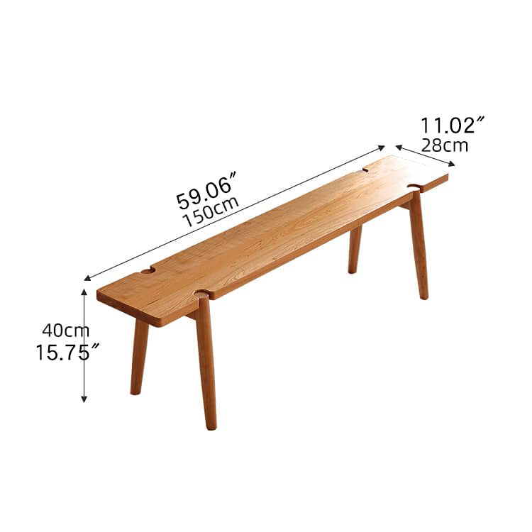 Elegant Natural Cherry Wood Table - Timeless Design & High-Quality Craftsmanship Hersa-1620