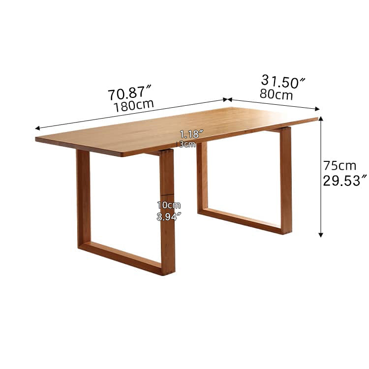 Stunning Cherry Wood Table - Natural Elegance for Your Home Decor Hersa-1623