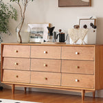 Premium Handcrafted Natural Cherry and Beech Wood Cabinet - Elegant and Durable Storage Solution Hersa-1636