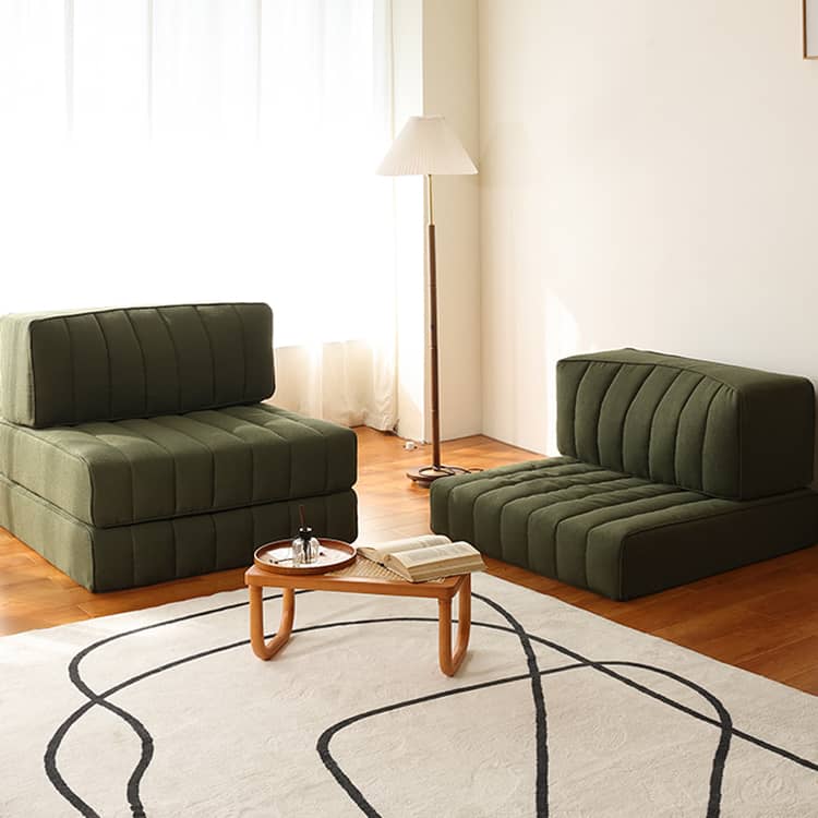 Luxurious Green Goose Down Sofa - Ultimate Comfort and Style Hersa-1641
