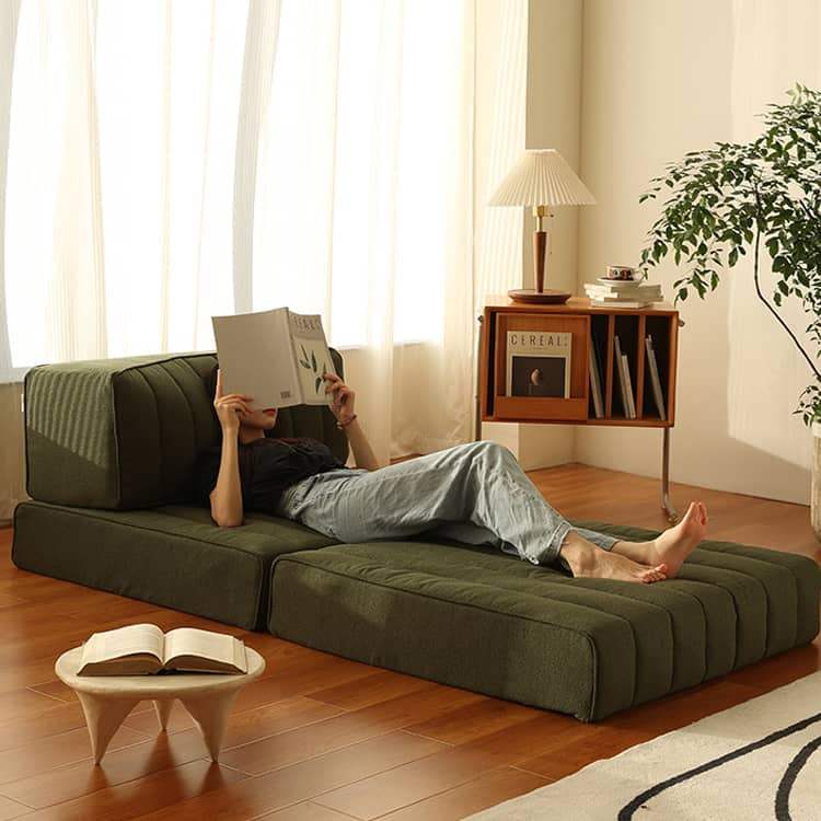 Luxurious Green Goose Down Sofa - Ultimate Comfort and Style Hersa-1641