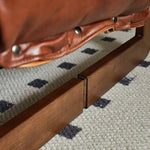 Luxurious Dark Brown Genuine Leather Sofa with Ash Wood Frame - Supreme Comfort & Style Hersa-1650