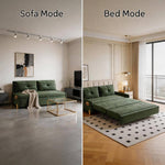 Stylish Solid Wood Corduroy Sofa in Elegant Green - Perfect for Modern Living Rooms fdh-3110（副本）