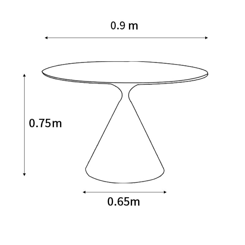 [幅90cm]ダイニングテーブル セラミック 天板 ホワイト ブラック 北欧 yw-170