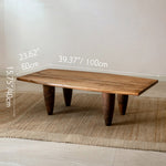 Solid Cedar Wood Tea Table - Elegant Centerpiece for Your Living Room hty-2056