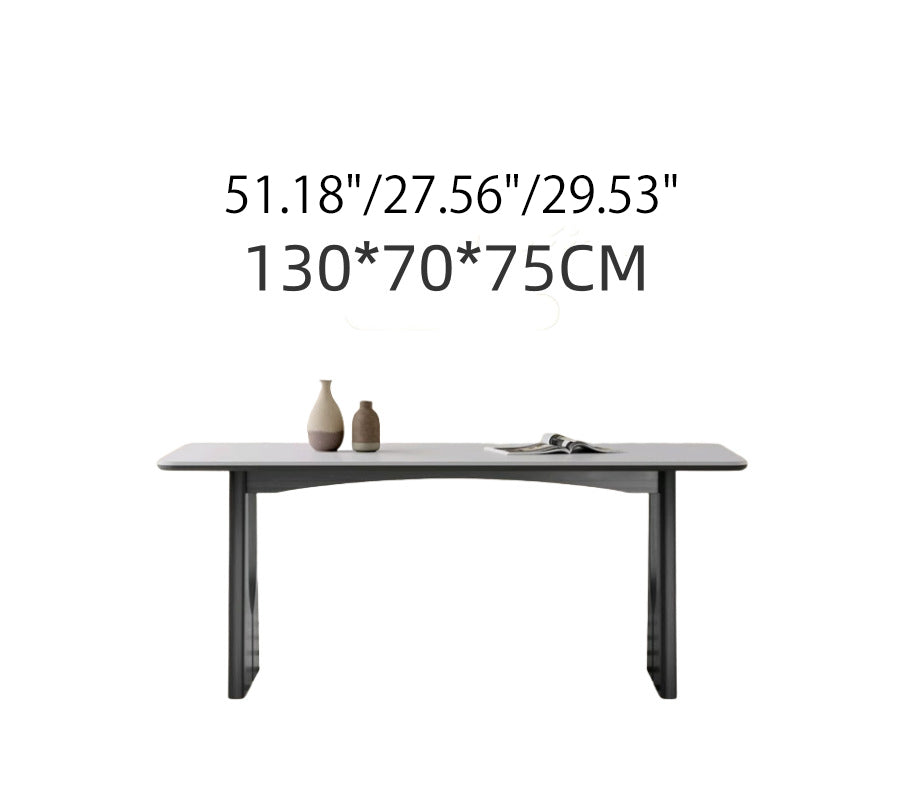 Elegant Sintered Stone Ash Wood Table – Modern Durable Design for Stylish Living & Dining Spaces fjx-2643