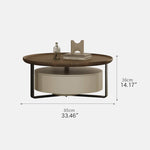 Modern Tea Table | Sleek Carbon Steel Tempered Glass Design hxj-2704