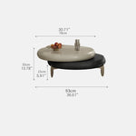 Sleek Stainless Steel Tea Table - Modern Design for Elegant Living Spaces hxj-2722