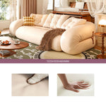 Stylish Cotton Beige Figure Sofa – Perfect Blend of Comfort and Elegance fbby-1402