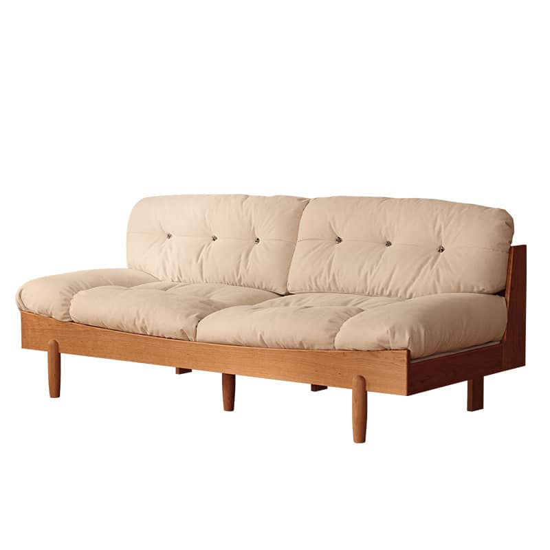 [幅180cm] ソファー 可愛い 1人掛け 2人掛け PPコットン 合皮 北欧 コンパクト fyg-673