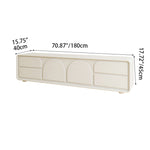 Modern White TV Cabinet with Sleek Minimalist Design for Stylish Living Rooms hsj-2260