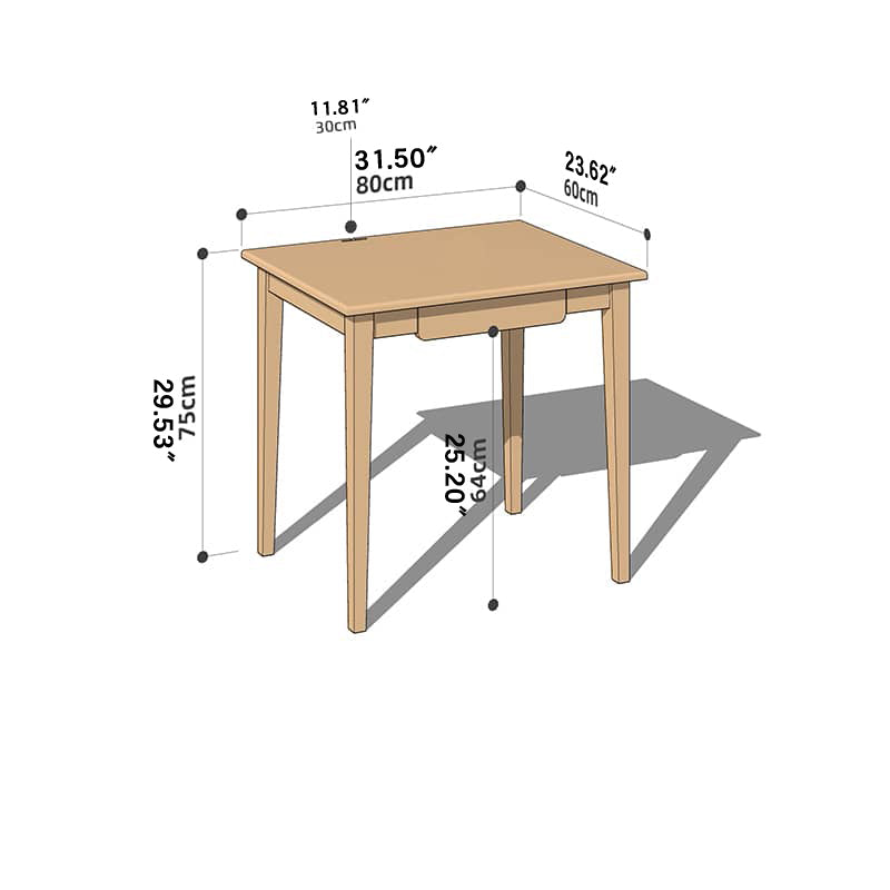 Elegant Red Oak Natural Wood Table - Timeless Beauty for Your Home! hykmq-748